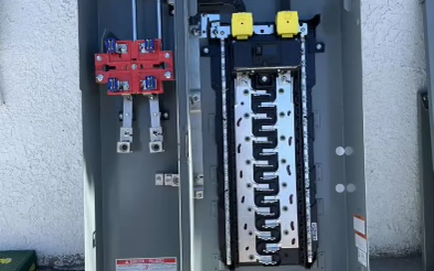 Precisely dressed electrical panel wiring by Able Electric